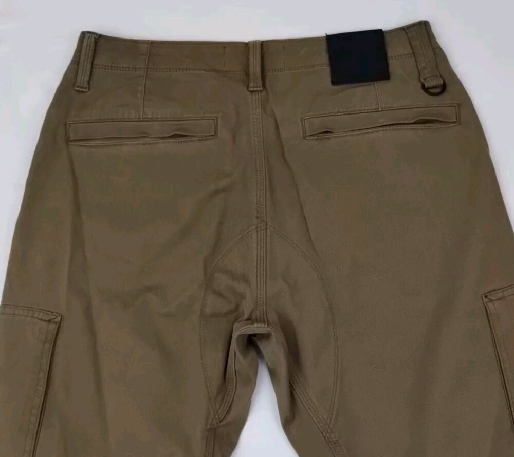 Duer DU/ER Live Free Adventure Khaki Chino Cargo Pants Mens Size 30 X 31